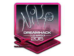 Naklejka | NiKo (foliowana) | Kluż-Napoka 2015
