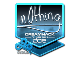 Naklejka | n0thing (foliowana) | Kluż-Napoka 2015