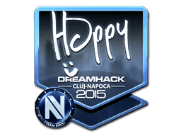 Naklejka | Happy (foliowana) | Kluż-Napoka 2015