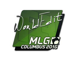 Naklejka | WorldEdit | MLG Columbus 2016