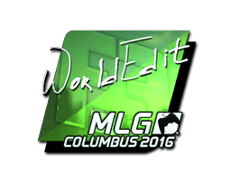 Naklejka | WorldEdit (foliowana) | MLG Columbus 2016