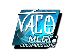 Naklejka | TACO (foliowana) | MLG Columbus 2016