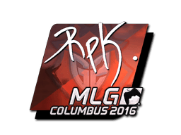 Naklejka | RpK (foliowana) | MLG Columbus 2016
