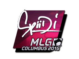Naklejka | Spiidi (foliowana) | MLG Columbus 2016