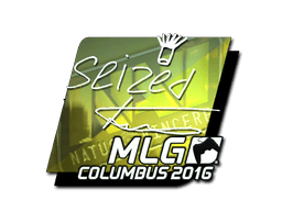 Naklejka | seized (foliowana) | MLG Columbus 2016
