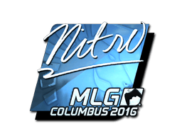 Naklejka | nitr0 (foliowana) | MLG Columbus 2016