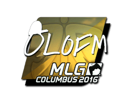Naklejka | olofmeister (foliowana) | MLG Columbus 2016