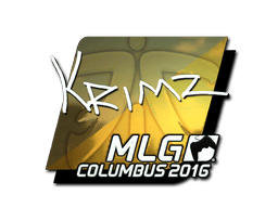 Naklejka | KRIMZ (foliowana) | MLG Columbus 2016