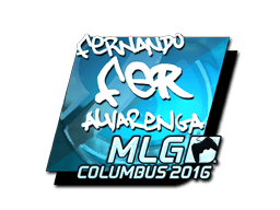 Naklejka | fer (foliowana) | MLG Columbus 2016