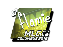 Naklejka | flamie (foliowana) | MLG Columbus 2016