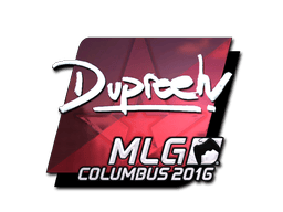 Naklejka | dupreeh (foliowana) | MLG Columbus 2016
