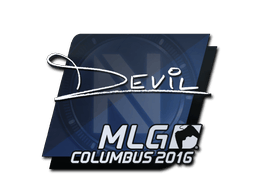 Naklejka | DEVIL | MLG Columbus 2016