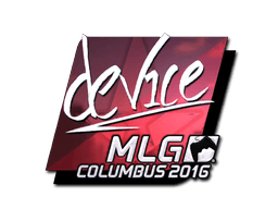 Naklejka | device (foliowana) | MLG Columbus 2016