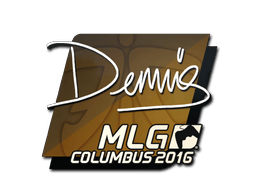 Naklejka | dennis | MLG Columbus 2016