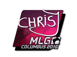 Naklejka | chrisJ (foliowana) | MLG Columbus 2016