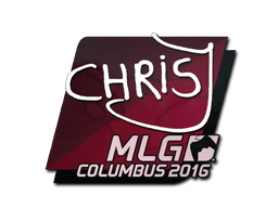 Naklejka | chrisJ | MLG Columbus 2016