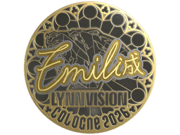 Sticker | EmiliaQAQ (Gold) | Cologne 2026