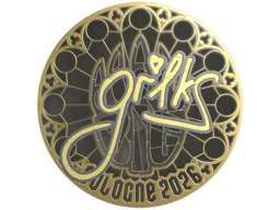 Sticker | gr1ks (Gold) | Cologne 2026