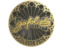 Sticker | gafolo (Gold) | Cologne 2026