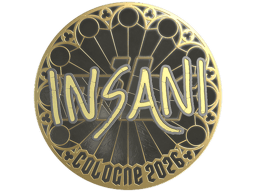 Sticker | insani (Gold) | Cologne 2026