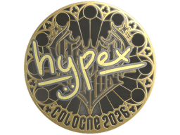 Sticker | hypex (Gold) | Cologne 2026