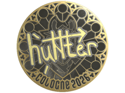 Sticker | huNter- (Gold) | Cologne 2026
