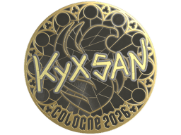 Sticker | kyxsan (Gold) | Cologne 2026