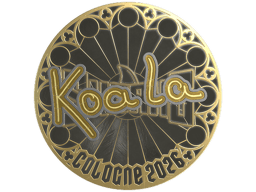 Sticker | koala (Gold) | Cologne 2026