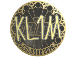 Sticker | kl1m (Gold) | Cologne 2026