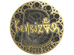 Sticker | kensizor (Gold) | Cologne 2026