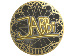Sticker | jabbi (Gold) | Cologne 2026