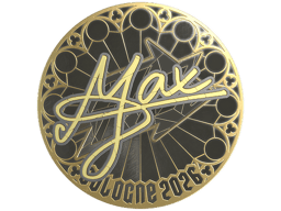 Sticker | max (Gold) | Cologne 2026
