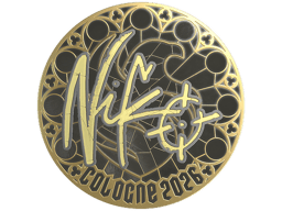 Sticker | NiKo (Gold) | Cologne 2026