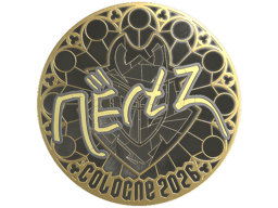 Sticker | NertZ (Gold) | Cologne 2026