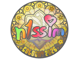 Sticker | n1ssim (Holo) | Cologne 2026