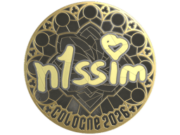 Sticker | n1ssim (Gold) | Cologne 2026