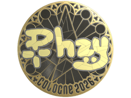 Sticker | phzy (Gold) | Cologne 2026