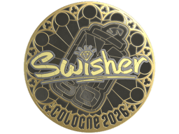 Sticker | Swisher (Gold) | Cologne 2026