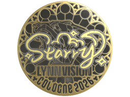 Sticker | Starry (Gold) | Cologne 2026