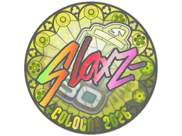 Sticker | slaxz- (Holo) | Cologne 2026