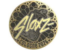 Sticker | slaxz- (Gold) | Cologne 2026