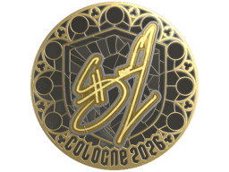 Sticker | siuhy (Gold) | Cologne 2026