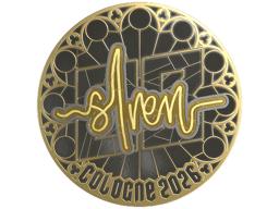 Sticker | S1ren (Gold) | Cologne 2026