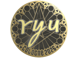 Sticker | ryu (Gold) | Cologne 2026