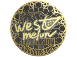 Sticker | westmelon (Gold) | Cologne 2026
