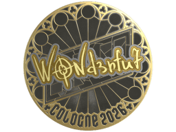 Sticker | w0nderful (Gold) | Cologne 2026