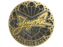 Sticker | yxngstxr (Gold) | Cologne 2026
