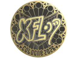 Sticker | xfl0ud (Gold) | Cologne 2026