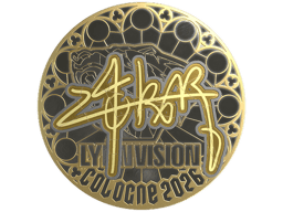Sticker | z4KR (Gold) | Cologne 2026
