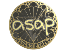 Sticker | asap (Gold) | Cologne 2026